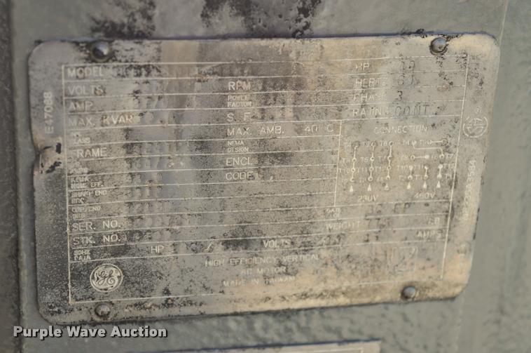 image for item L5199 40HP GE hollow shaft electric motor