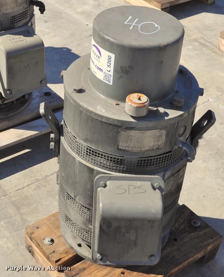 image for item L5200 40HP GE hollow shaft electric motor