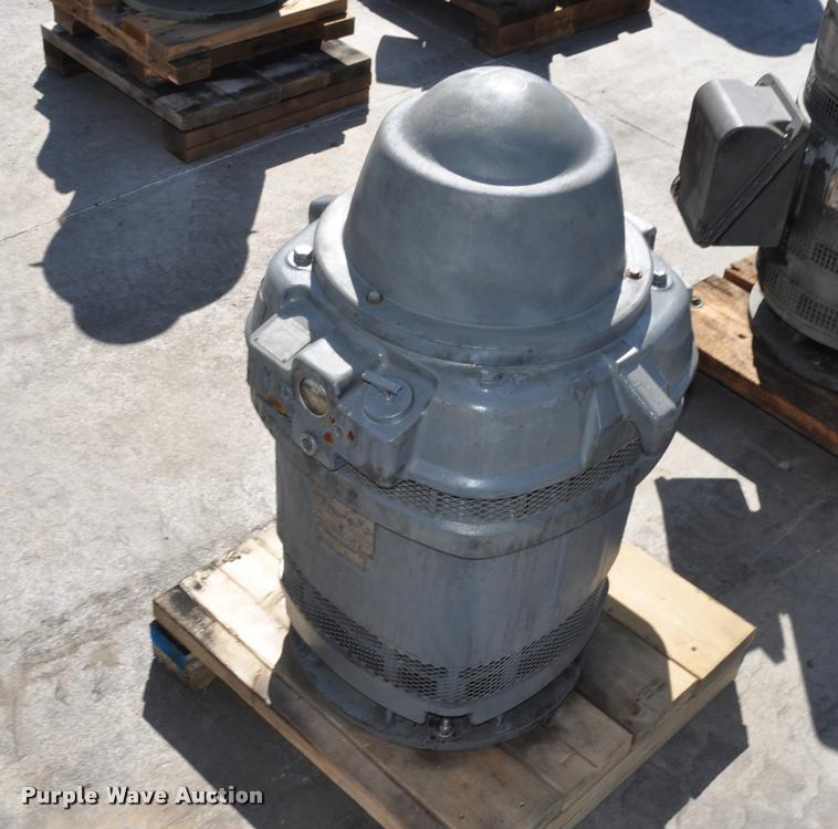 image for item L5201 40HP US Motors hollow shaft electric motor