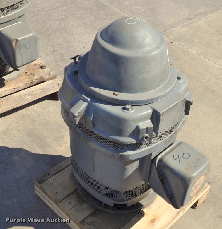 image for item L5201 40HP US Motors hollow shaft electric motor