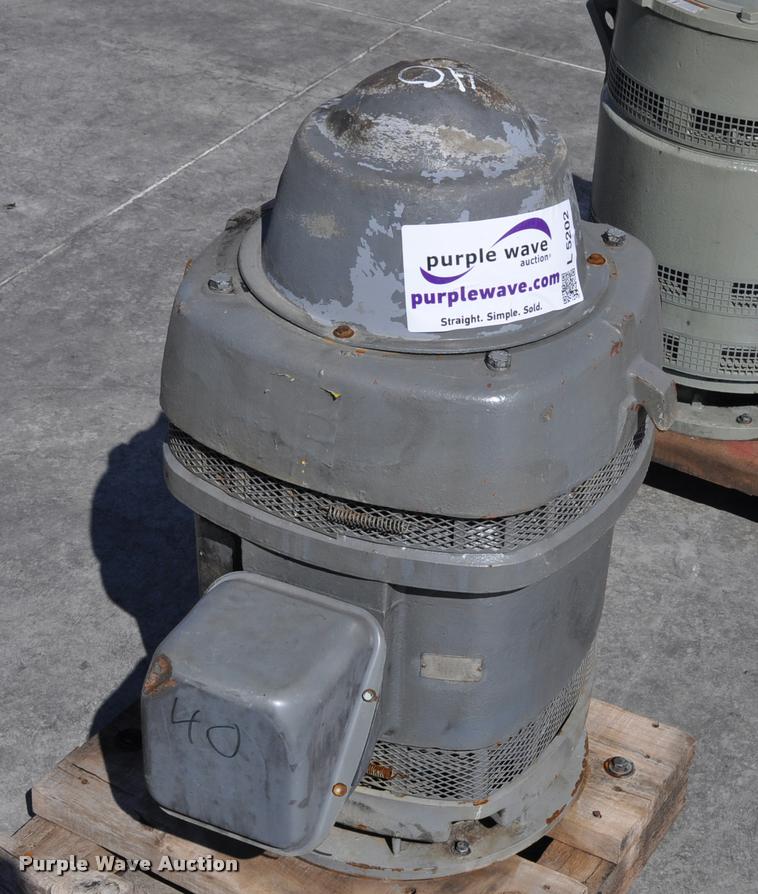 image for item L5202 40HP US Motors hollow shaft electric motor