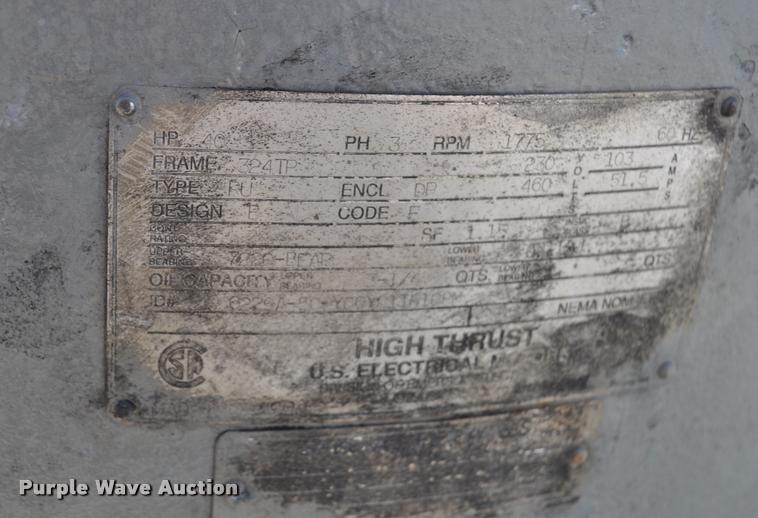 image for item L5202 40HP US Motors hollow shaft electric motor