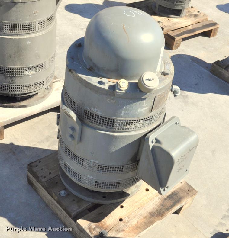 image for item L5203 40HP GE hollow shaft electric motor