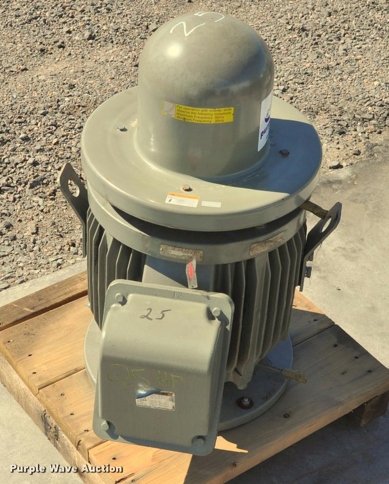 image for item L5207 25HP GE hollow shaft electric motor