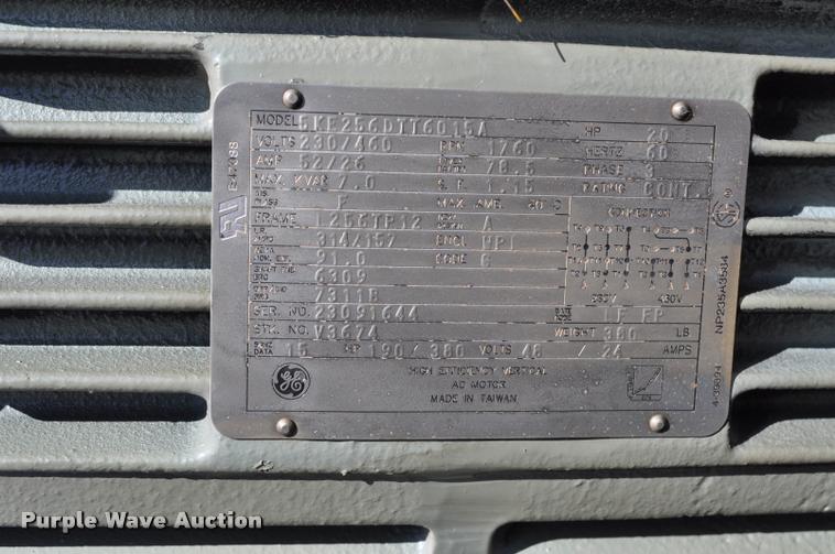 image for item L5209 20HP GE hollow shaft electric motor