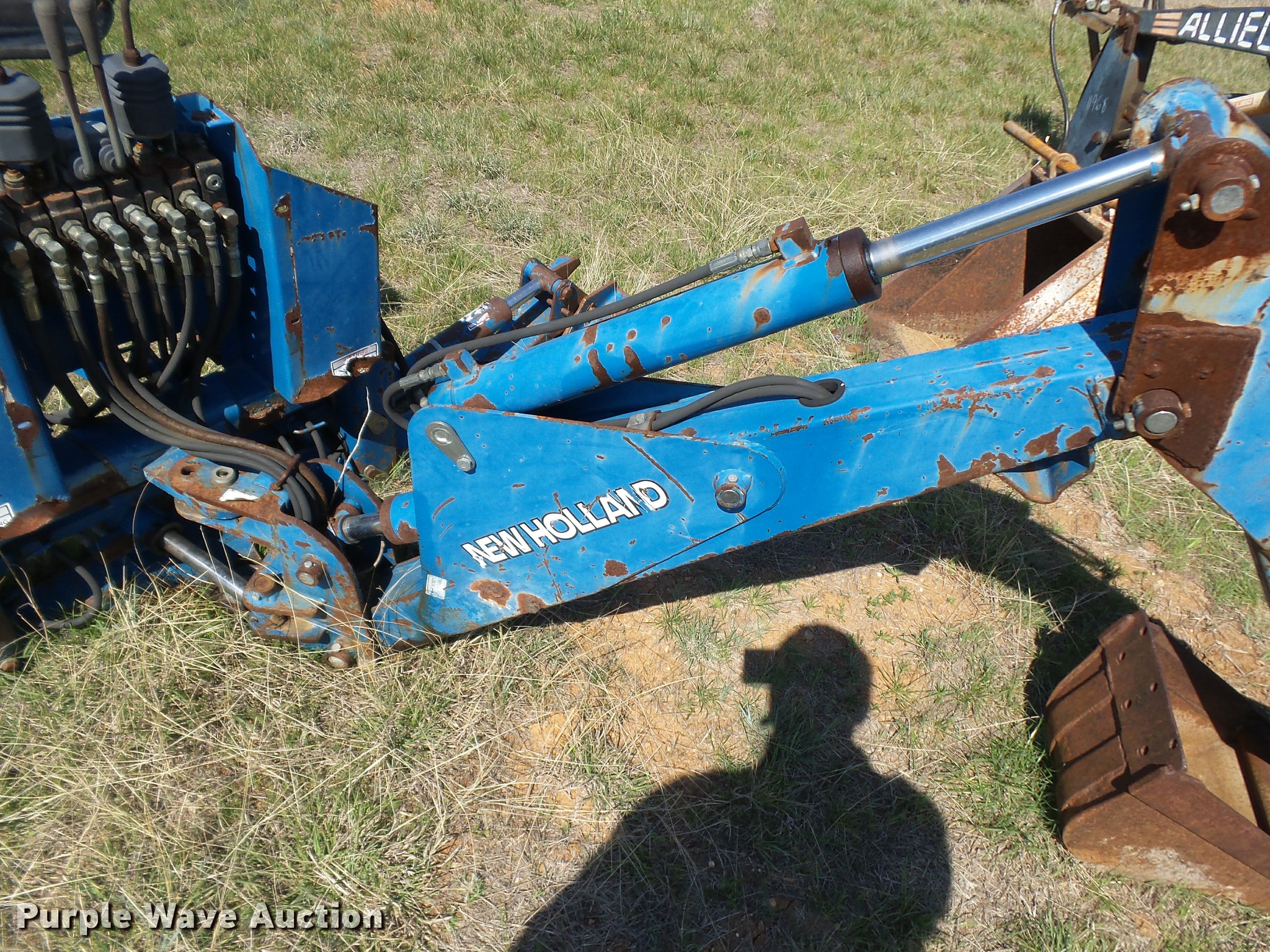 New Holland backhoe attachment in Granbury, TX Item DE9544 sold