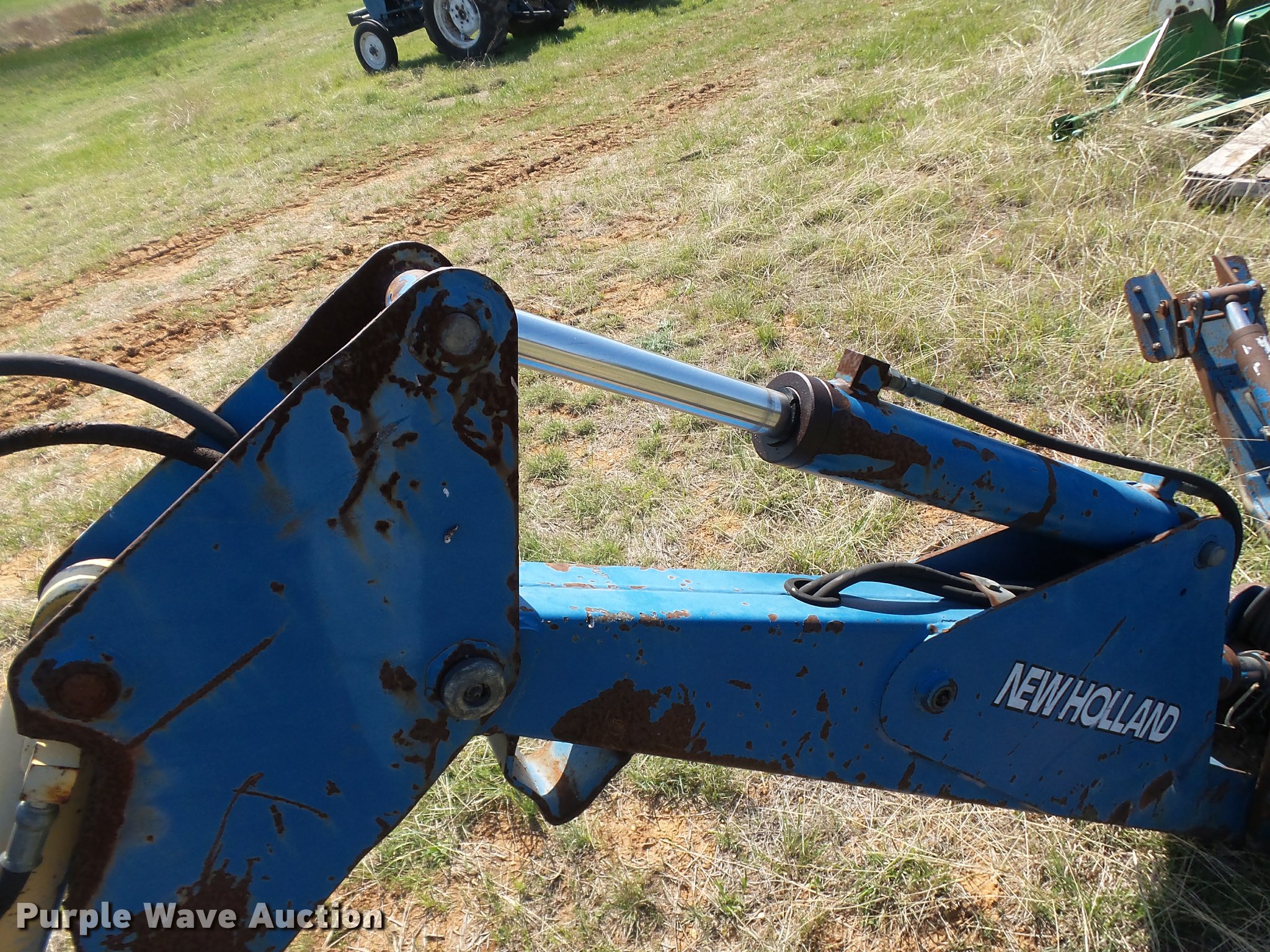 New Holland backhoe attachment in Granbury, TX Item DE9544 sold