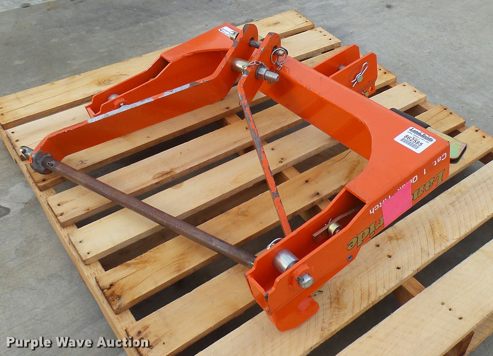 Land Pride quick hitch kit in Grapevine, TX Item DG9631 sold Purple