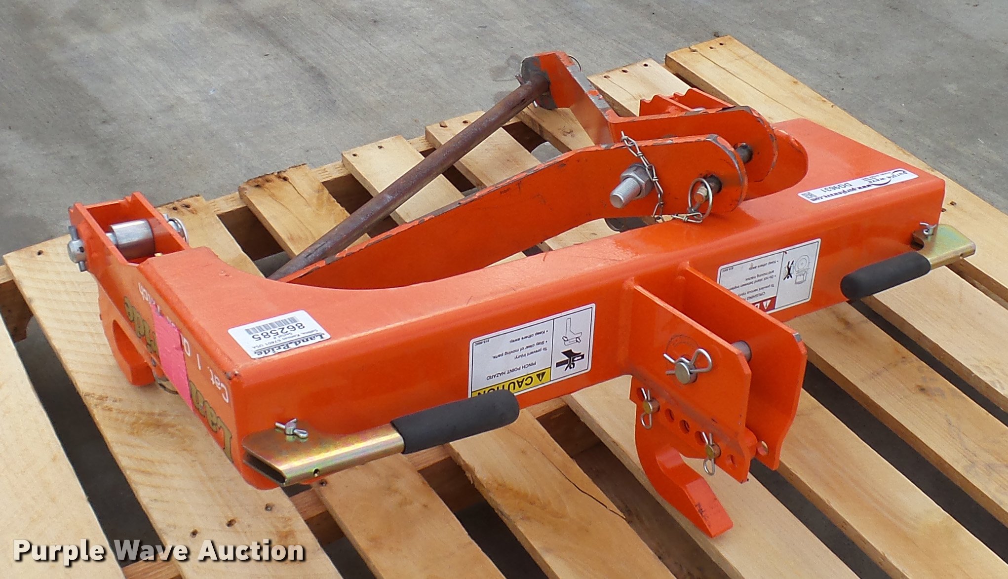 Land Pride quick hitch kit in Grapevine, TX Item DG9631 sold Purple