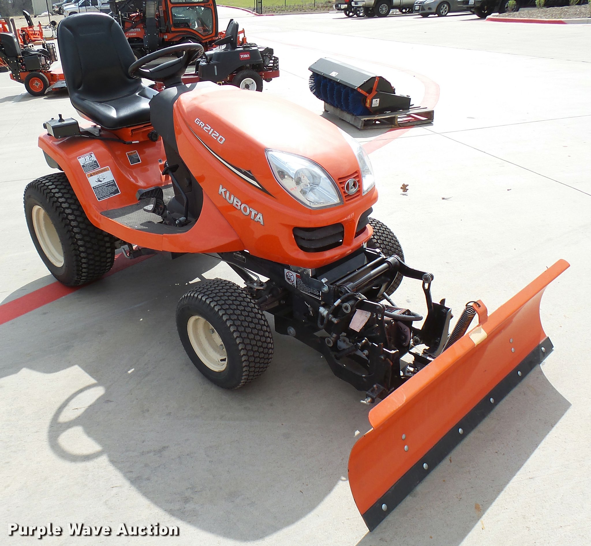 Kubota gr2120 attachments