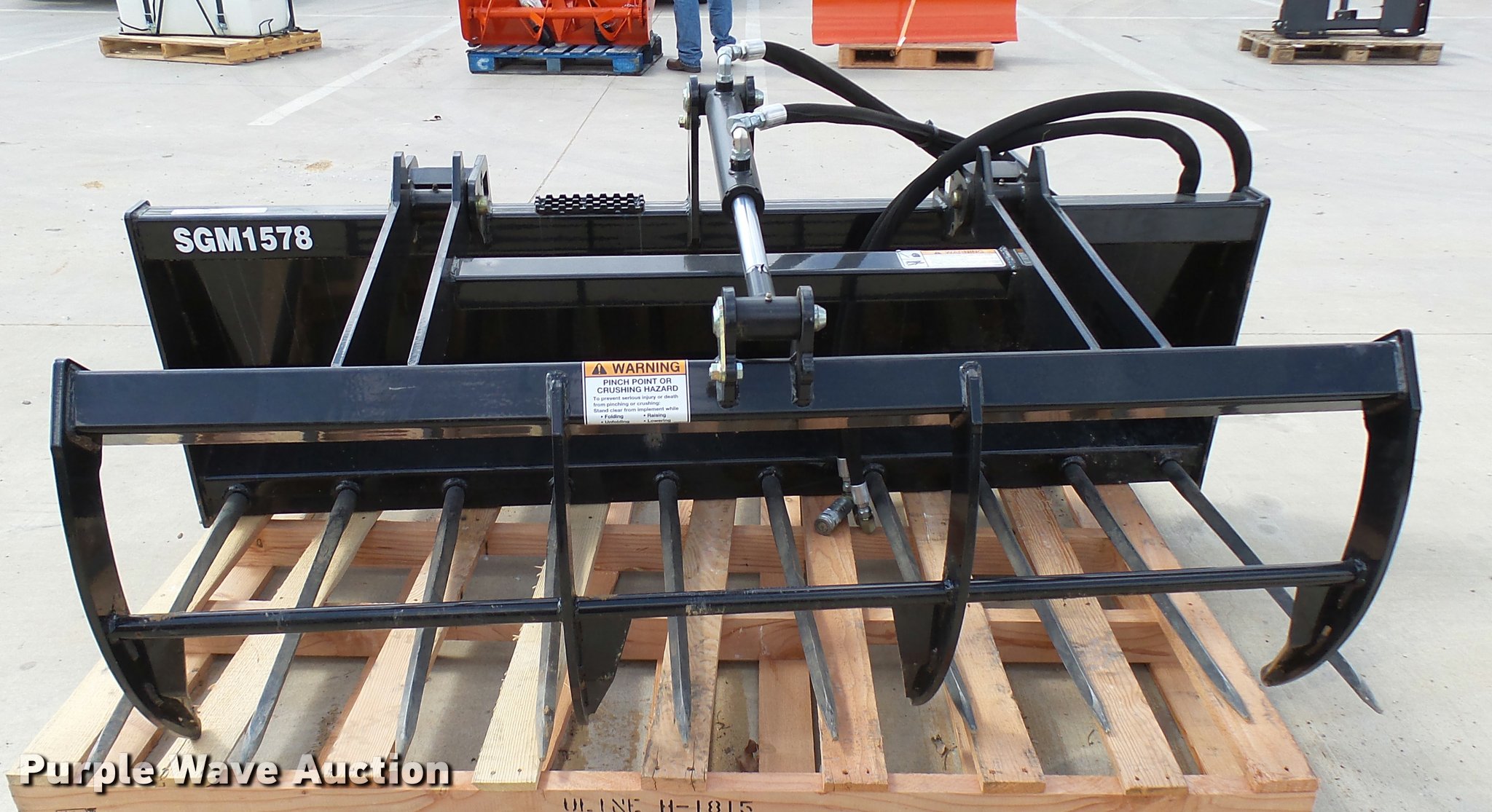 Kubota SCM1578 grapple in Grapevine, TX Item DG9665 sold Purple Wave