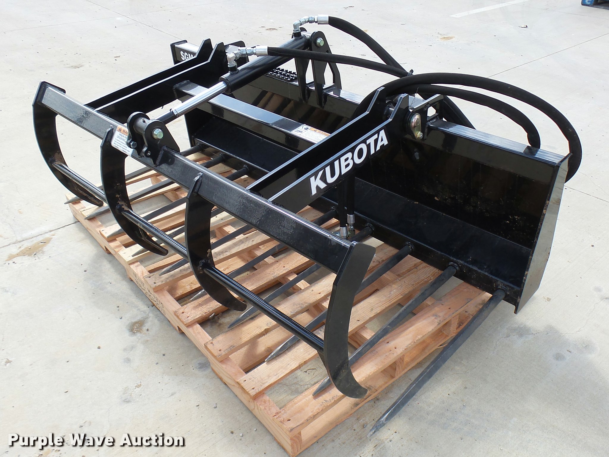 Kubota SCM1578 grapple in Grapevine, TX Item DG9665 sold Purple Wave