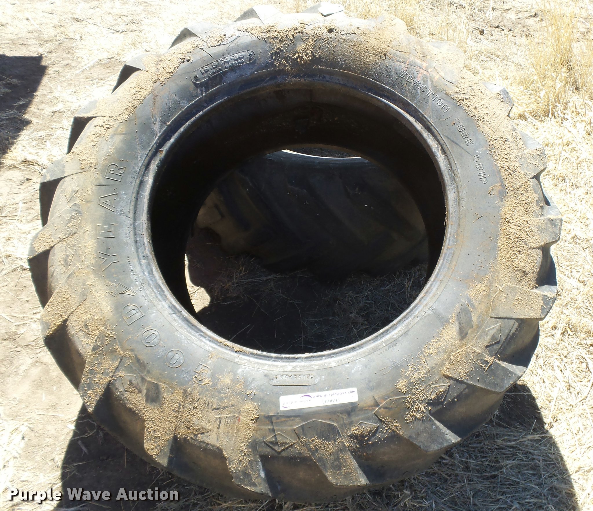 (2) Goodyear 16.91428 tires in Sublette, KS Item DI9695 sold