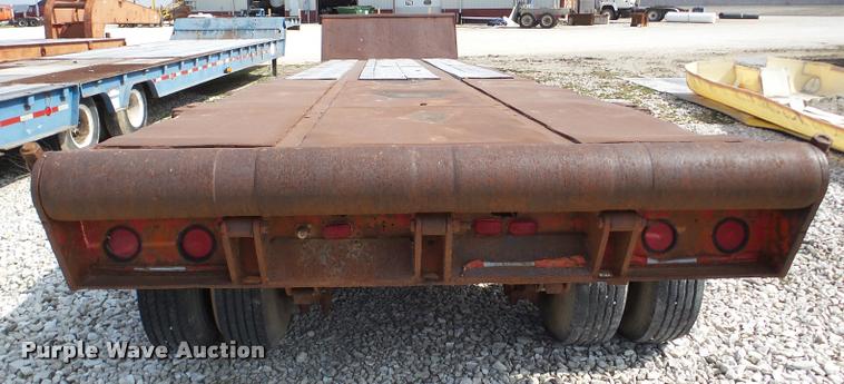 image for item DA1819 1980 Vulcan LB40-3 drop deck equipment trailer