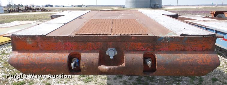 image for item DA1819 1980 Vulcan LB40-3 drop deck equipment trailer