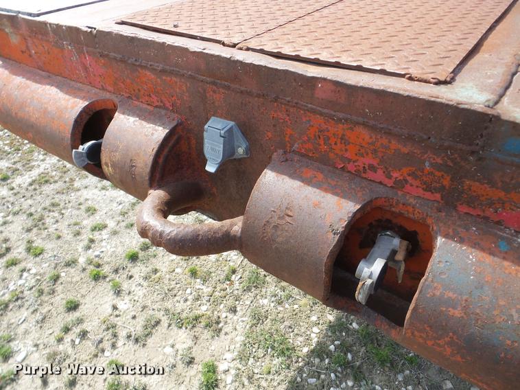 image for item DA1819 1980 Vulcan LB40-3 drop deck equipment trailer