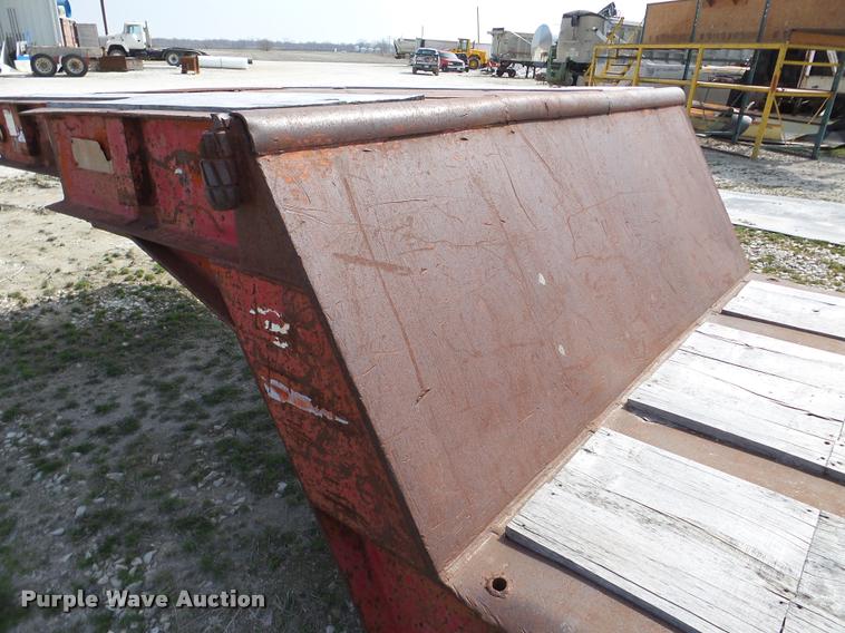 image for item DA1819 1980 Vulcan LB40-3 drop deck equipment trailer