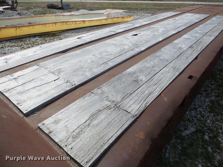 image for item DA1819 1980 Vulcan LB40-3 drop deck equipment trailer