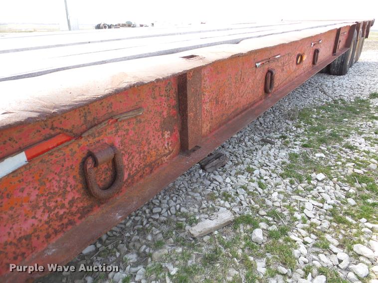 image for item DA1819 1980 Vulcan LB40-3 drop deck equipment trailer