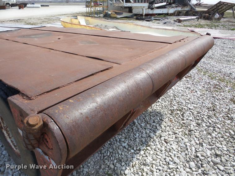 image for item DA1819 1980 Vulcan LB40-3 drop deck equipment trailer