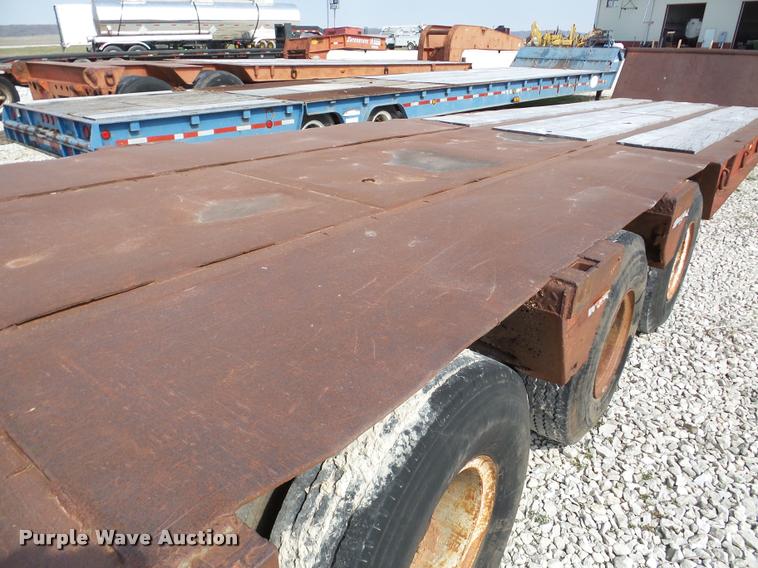 image for item DA1819 1980 Vulcan LB40-3 drop deck equipment trailer