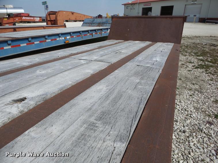 image for item DA1819 1980 Vulcan LB40-3 drop deck equipment trailer