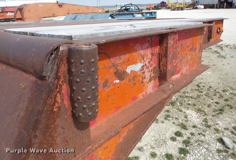 image for item DA1819 1980 Vulcan LB40-3 drop deck equipment trailer