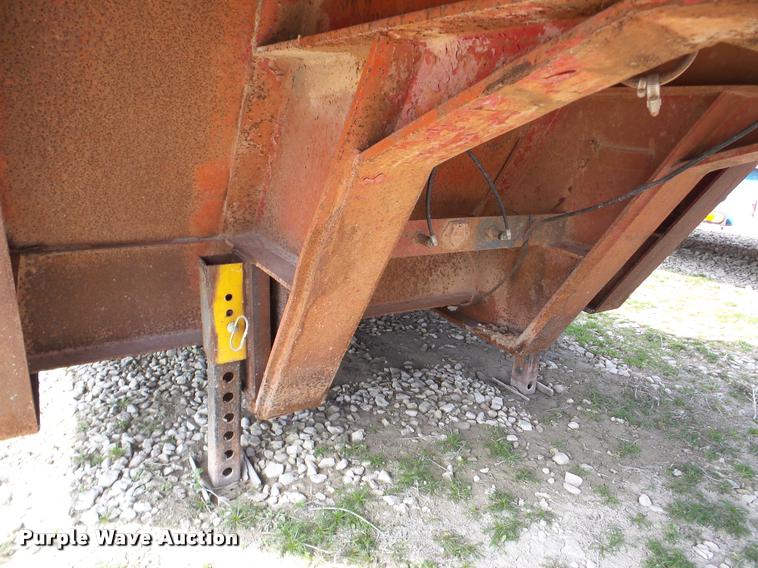 image for item DA1819 1980 Vulcan LB40-3 drop deck equipment trailer