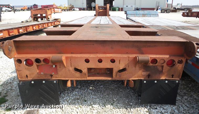 image for item DA1823 1964 shop built drop deck equipment trailer