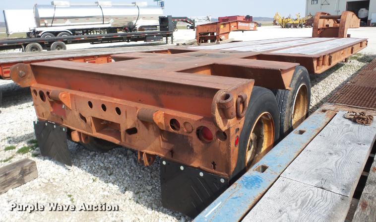 image for item DA1823 1964 shop built drop deck equipment trailer