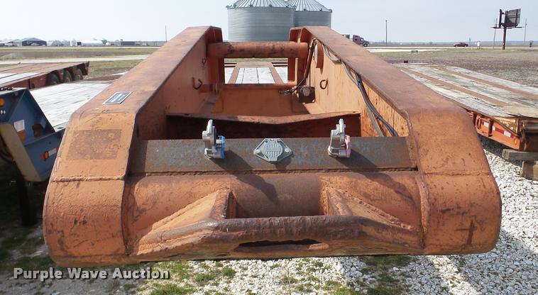 image for item DA1823 1964 shop built drop deck equipment trailer