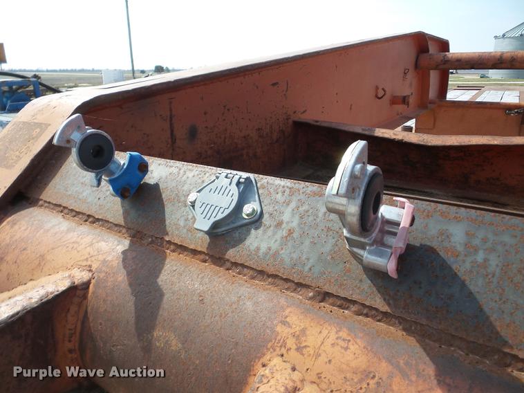 image for item DA1823 1964 shop built drop deck equipment trailer