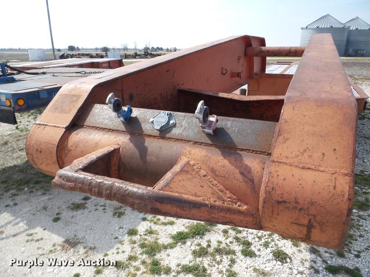 image for item DA1823 1964 shop built drop deck equipment trailer
