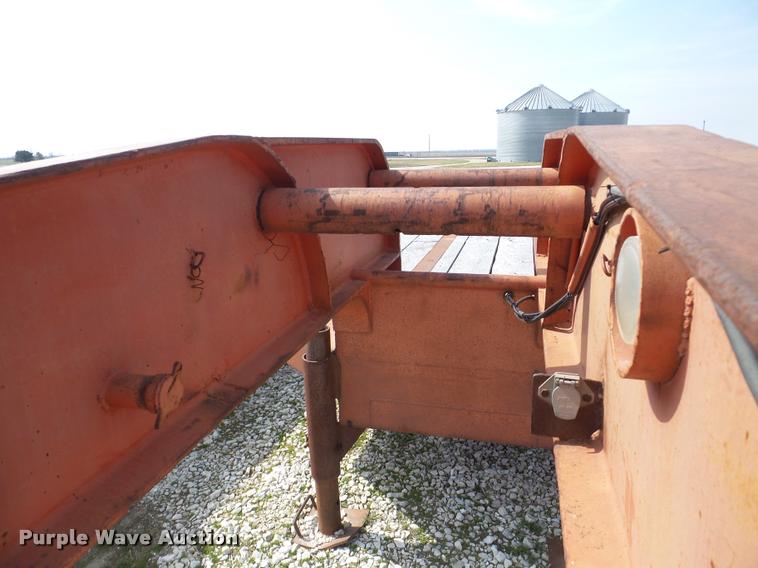 image for item DA1823 1964 shop built drop deck equipment trailer