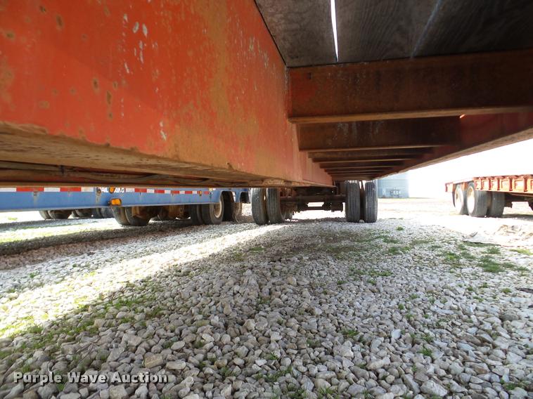 image for item DA1823 1964 shop built drop deck equipment trailer