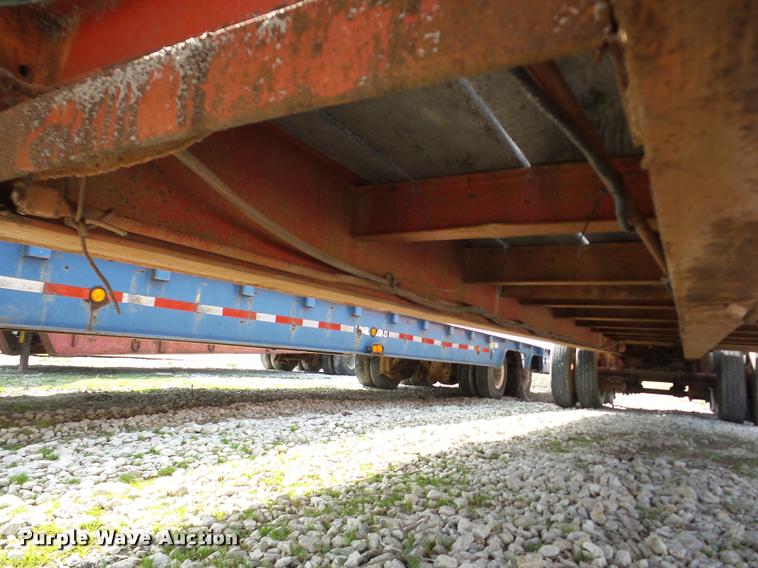 image for item DA1823 1964 shop built drop deck equipment trailer