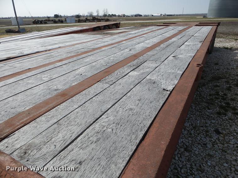 image for item DA1823 1964 shop built drop deck equipment trailer