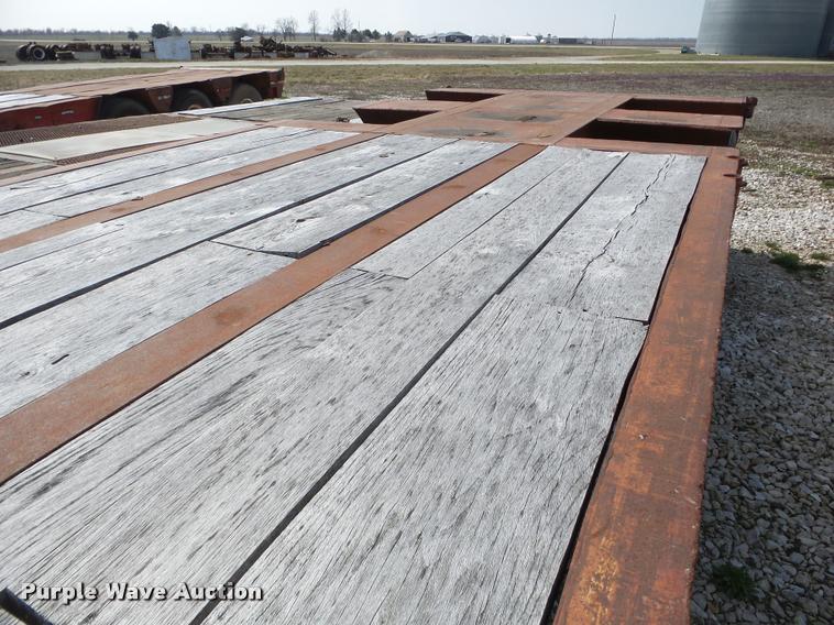 image for item DA1823 1964 shop built drop deck equipment trailer