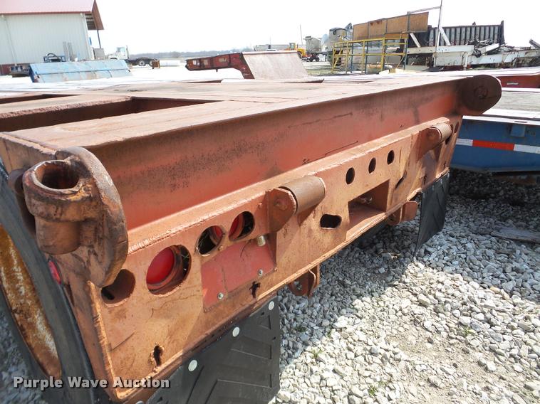 image for item DA1823 1964 shop built drop deck equipment trailer