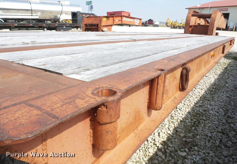image for item DA1823 1964 shop built drop deck equipment trailer