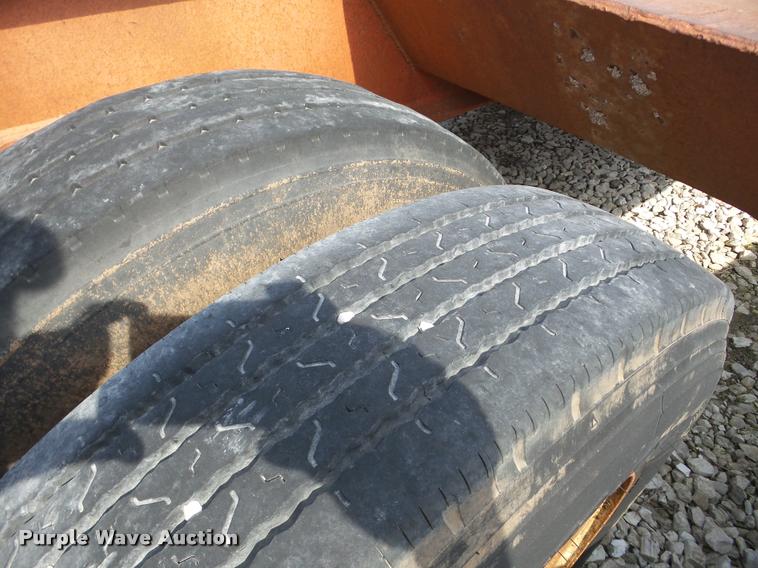 image for item DA1823 1964 shop built drop deck equipment trailer