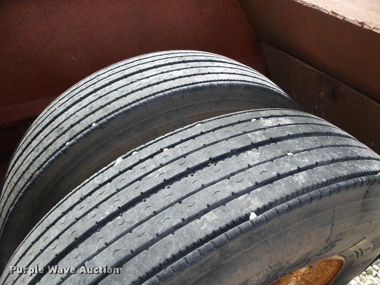 image for item DA1823 1964 shop built drop deck equipment trailer