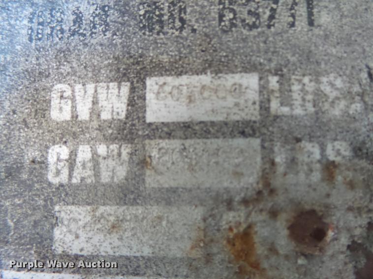 image for item DA3389 1993 CPS double hopper grain trailer