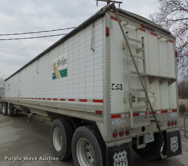 image for item DA3428 1998 Wilson DWH-400 double hopper grain trailer