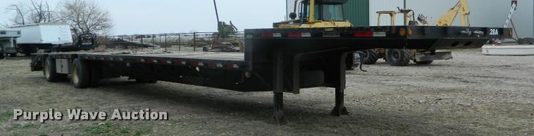 image for item DA9706 2007 Doonan 502DB14K drop deck trailer