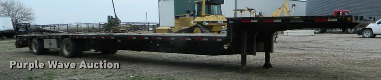 image for item DA9706 2007 Doonan 502DB14K drop deck trailer