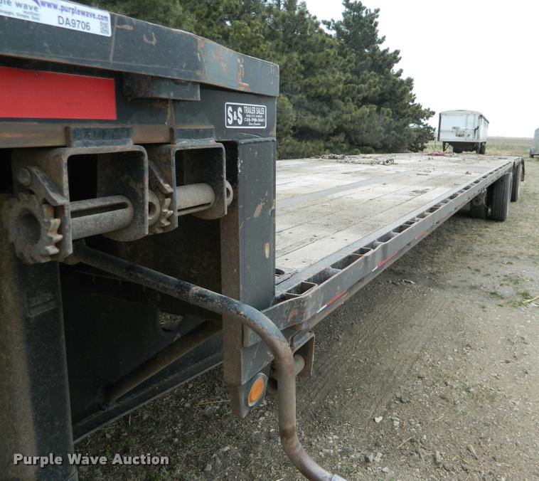 image for item DA9706 2007 Doonan 502DB14K drop deck trailer