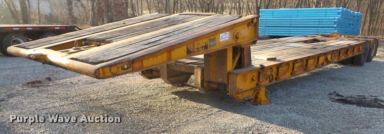 image for item DB0545 1968 Hyster RF35TL lowboy equipment trailer