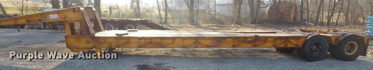 image for item DB0545 1968 Hyster RF35TL lowboy equipment trailer