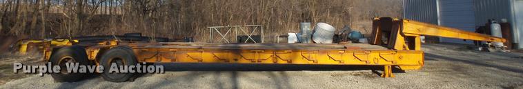 image for item DB0545 1968 Hyster RF35TL lowboy equipment trailer